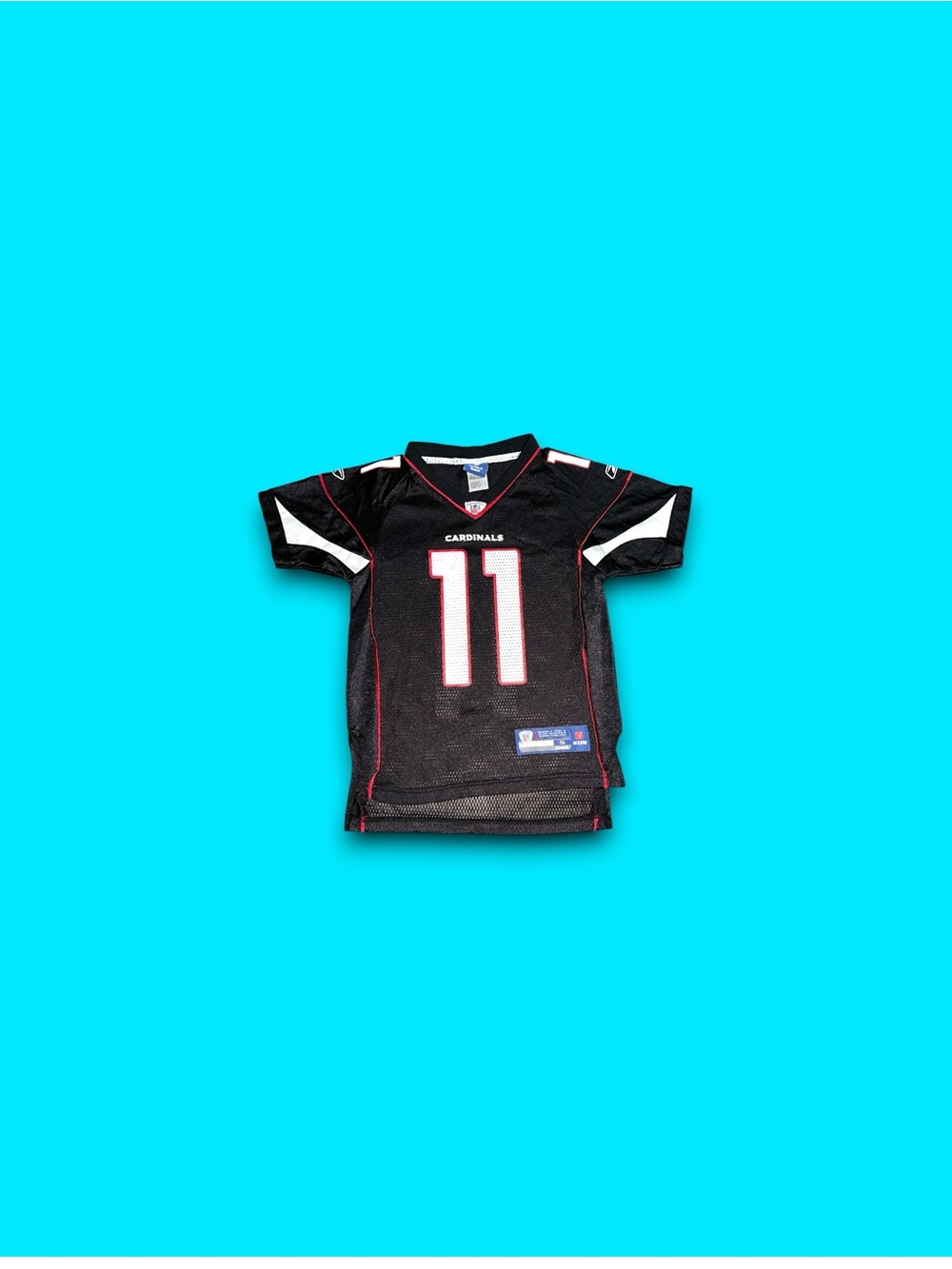 Vintage Arizona cardinals Larry Fitzgerald NFL Reebok jersey black youth small